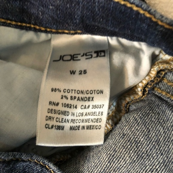 Joe’s Jeans  cropped with cuff jeans style # Matty like new washed no dryer - Picture 12 of 16